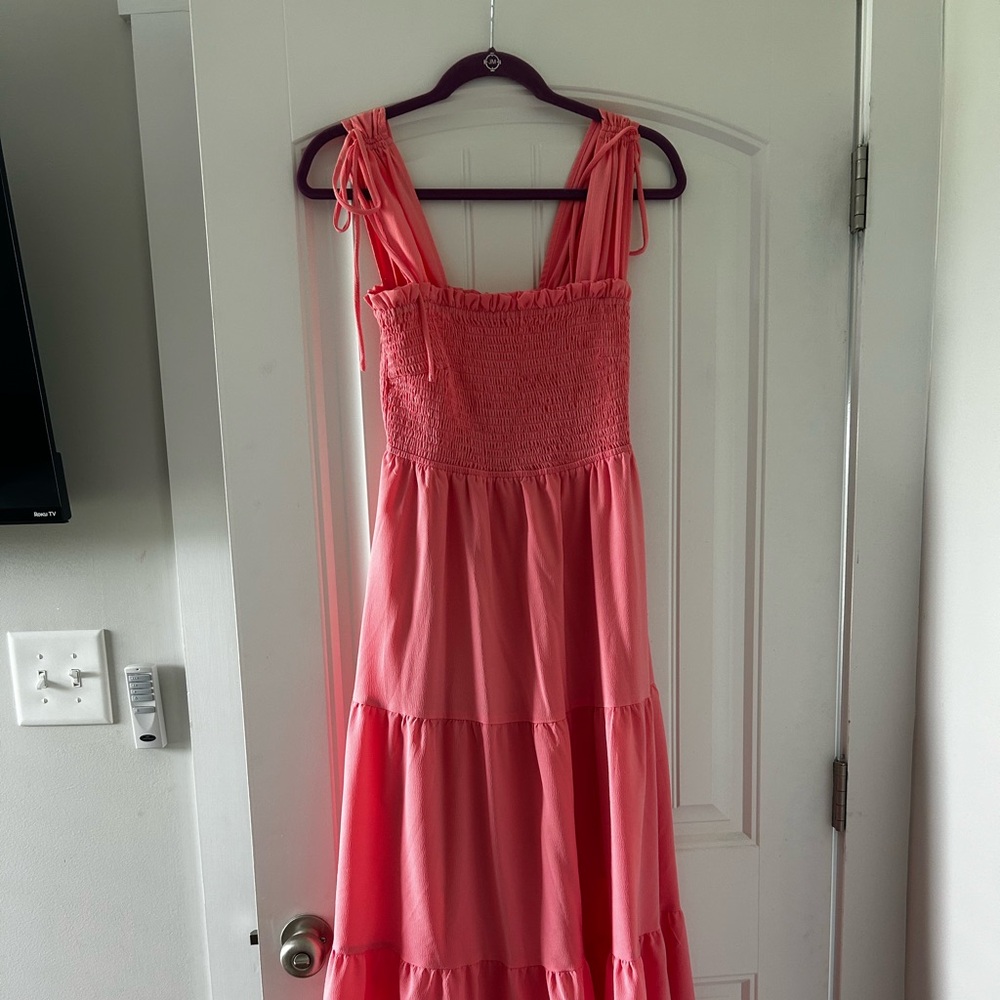 Coral boutique dress